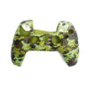 Forro Silicona Camuflado Grips Gratis Para Control  Ps5 - Verde + Cafe + Negro