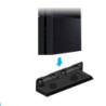 Base Vertical Cargador Ventilador Refrigerate Para Ps4 Slim Ps4 Fat Ps4 Pro - Negro