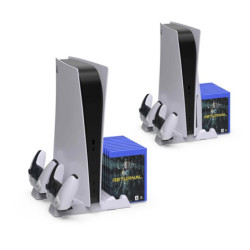 Base Refrigerante Multifuncional Dobe Tp5-337b Ps5 - ¡Mantén tus controles siempre listos!