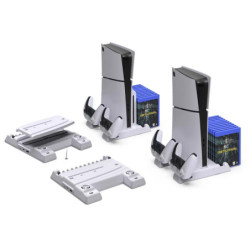 Base Refrigerante Multifuncional Dobe Tp5-337b Ps5 - ¡Mantén tus controles siempre listos!