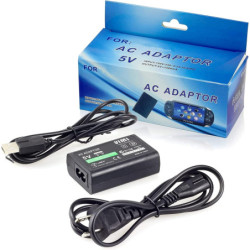 Cargador Adaptador De Corriente Ac Para Ps Vita - Negro