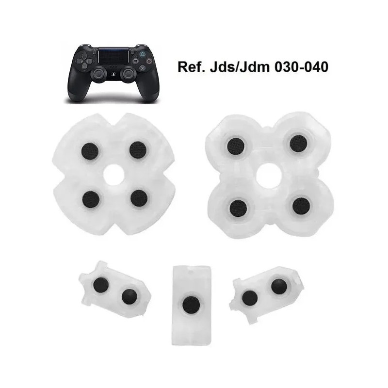 Goma Conductora De Botones Control Ps4 (JdmJds 030-040) – ¡Recupera el control de tu juego!