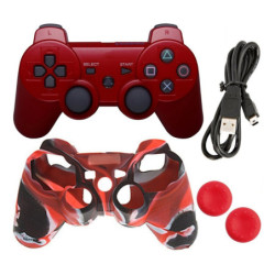 Control Inalámbrico Para  PS3 - Rojo