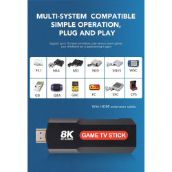 🎮 Gamestick 8K – ¡Revive tus Clásicos Favoritos con Estilo!🔥