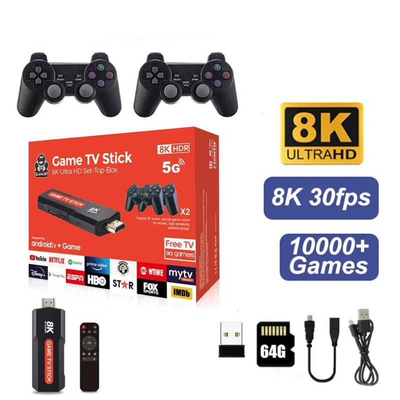 Gamestick 8K – La Consola Perfecta para Jugadores Retro Gamestick 8K – La Consola Perfecta para Jugadores Retro