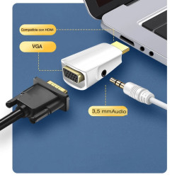 Cable Adaptador HDMI a VGA – Conecta y Mejora tu Experiencia Multimedia