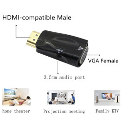 Cable Adaptador HDMI a VGA – Conecta y Mejora tu Experiencia Multimedia