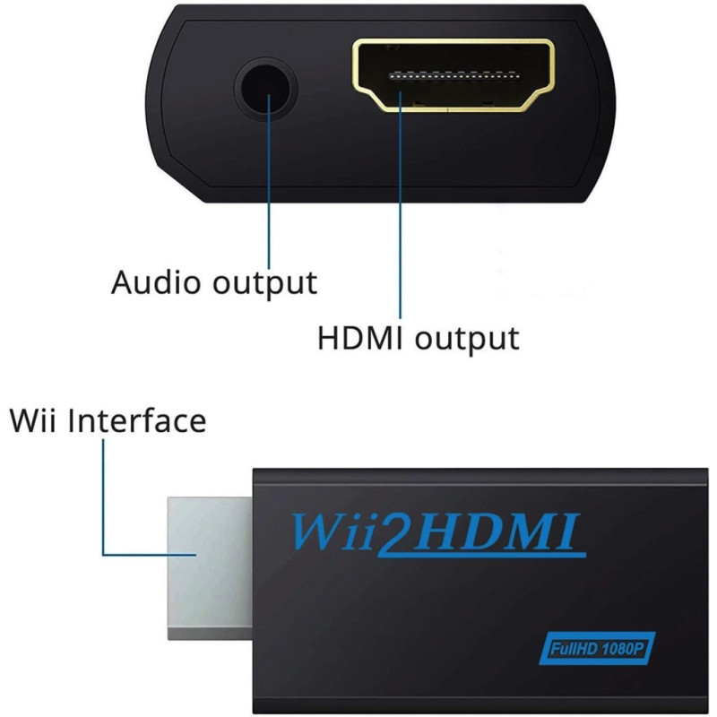 Adaptador HDMI 1080p: Mejora tu experiencia de juego con Wii