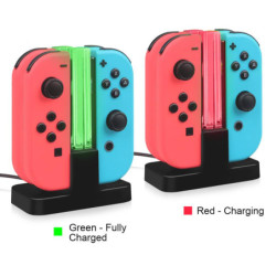 Base Cargador Dock Controles Joy-Con Para Nintendo Switch Para Nintendo Switch, Switch Oled, Switch Lite