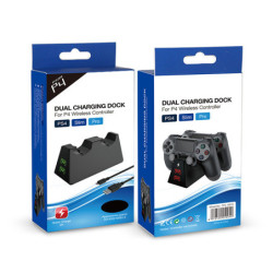 Cargador Doble Controles Dualshock Para  PS4