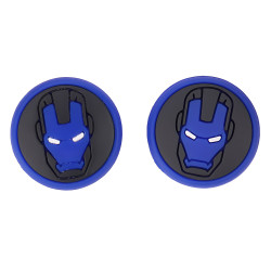 Protector Analogo Grips X 2 Iron Man Azul - Precisión y Control Total