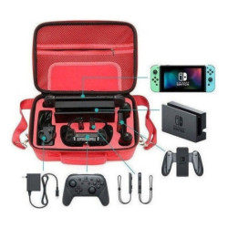 Maleta Viajera Protector Rigido Para Nintendo Switch Mario