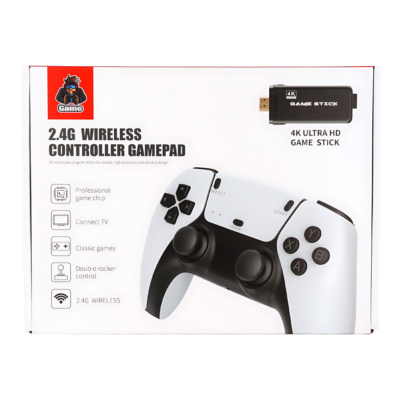 Mini Consola 4k: Revive Tu Infancia con 20.000 Juegos Retro