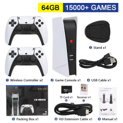 Consola De Videojuegos 4K M5 - Diversión Retro con Gráficos Ultra Nítidos