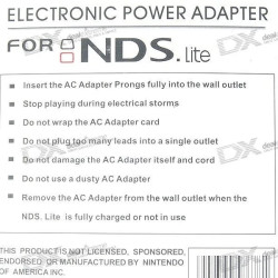 Cargador Energía DS Lite – Nunca dejes de jugar