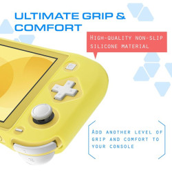Funda Protectora Silicona Switch Lite - Amarillo | Protección y Estilo Gamer