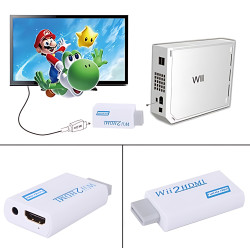 Adaptador A Hdmi 1080p para Wii - Disfruta Juegos en HD sin Pérdida