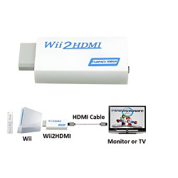 Adaptador A Hdmi 1080p para Wii - Disfruta Juegos en HD sin Pérdida