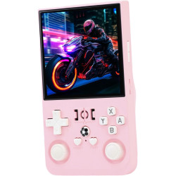 Consola Retro R36 Max - Rosado: Juega Miles de Juegos con Pantalla HD y Potencia Superior