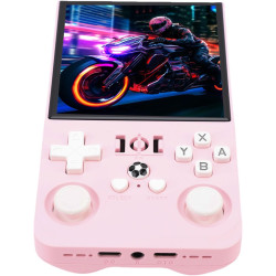 Consola Retro R36 Max - Rosado: Juega Miles de Juegos con Pantalla HD y Potencia Superior