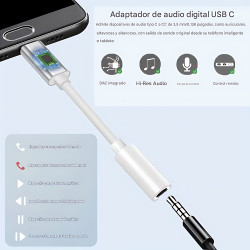 Adaptador Auxiliar Tipo C a 3,5mm – Audio Gamer Sin Límites