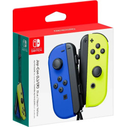 Controles Joy Con Amarillo Azul Neón - Precisión y Comodidad Gamers