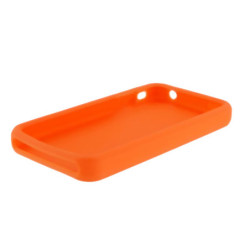 Funda Protectora Silicona para iPhone 4/4S - Estilo y Protección en Naranja