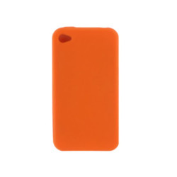 Funda Protectora Silicona para iPhone 4/4S - Estilo y Protección en Naranja