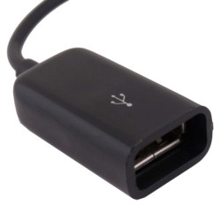 Lector Otg Usb A 30 Pines Cable Para Tablet Samsung - Negro