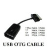 Lector Otg Usb A 30 Pines Cable Para Tablet Samsung - Negro