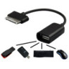 Lector Otg Usb A 30 Pines Cable Para Tablet Samsung - Negro