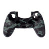 Forro Silicona Especial Grips Gratis Para Control  Ps4 - Verde + Negro