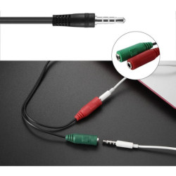 🎧 Cable Divisor de Audio Triestereo 3.5mm - Conecta tus Dispositivos