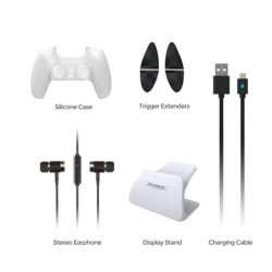 Kit Protector 8 En 1: ¡Juega sin límites con tu PS5!