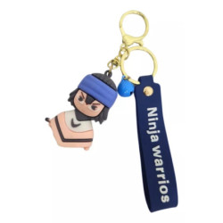 🎮 Llavero de Silicona - Accesorio Ideal para Fans de Videojuegos 🕹️ Azul Sasuke Uchiha