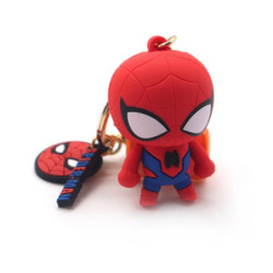Llavero En Silicona Spider Man - Rojo: ¡Lleva Tu Pasión Gamer Contigo!